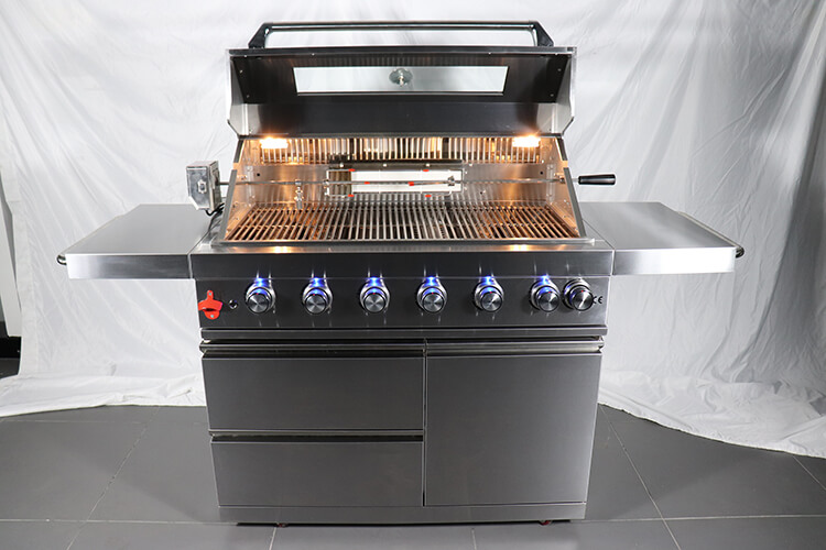 6 burners gas bbq grill