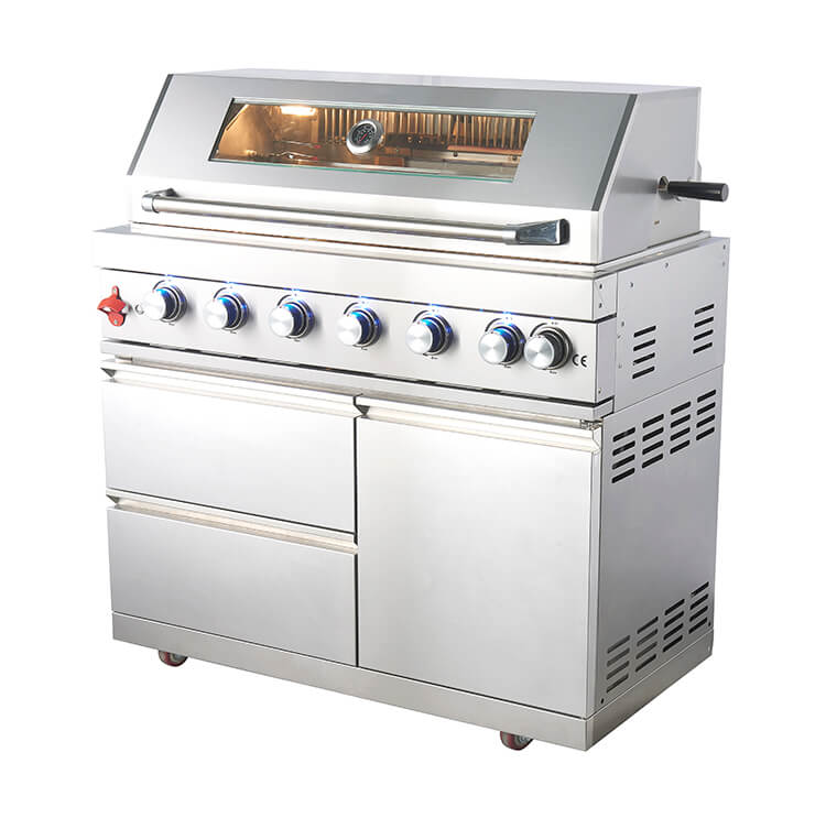 6 burner gas bbq grill