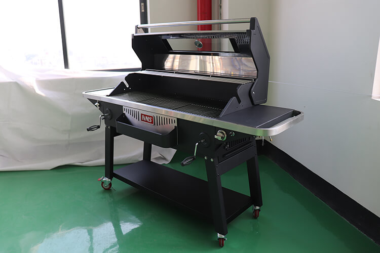 gas and charcoal protable bbq grill