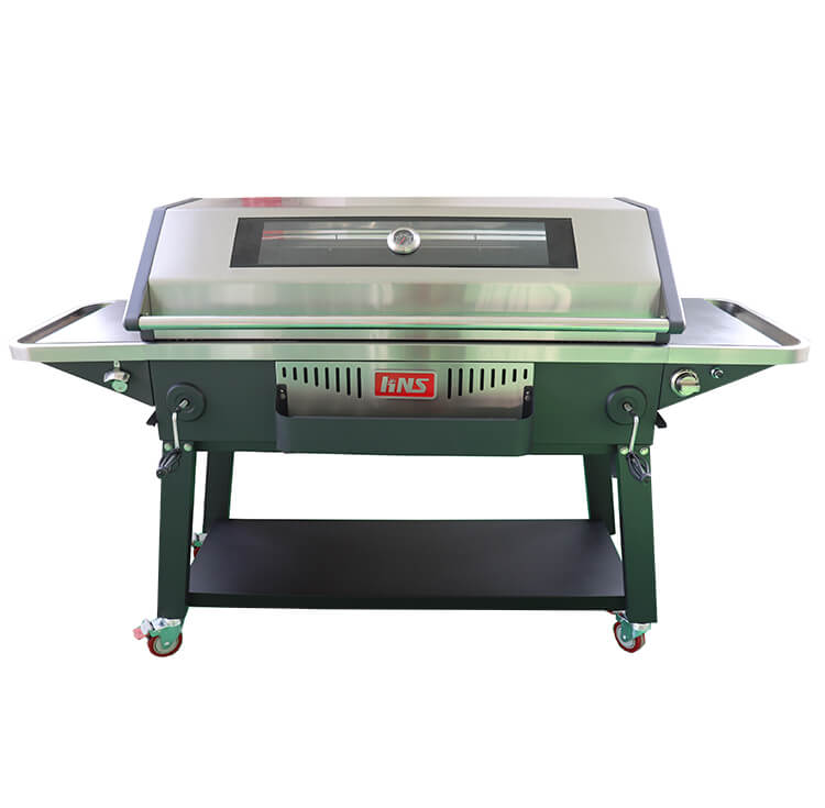 gas and charcoal protable bbq grill